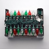 Bulk Customizable C6 LED Christmas String Lights - Multi-Color Options for Commercial Projects (2) Bulk Customizable C6 LED Christmas String Lights - Multi-Color Options for Commercial Projects (2)