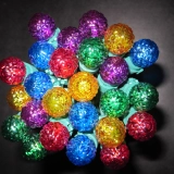 Customizable G15 LED Globe String Lights - Diamond Cut Glass, Multiple Counts (35/50/70), Direct from the Factory for a Bright Christmas