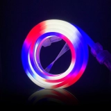 Custom Bulk Red, White & Blue LED Neon Strip Light Kit SMD5050 - 84 LEDs/Meter, AC110V-120V for Professional Installers & Patriotic DIY Projects (2)
