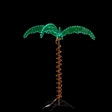 Custom Tropical Oasis: 4.5ft Tall Palm Tree Incandescent Rope Light Display - Tailored by Expert Manufacturing Plant (2) Custom Tropical Oasis: 4.5ft Tall Palm Tree Incandescent Rope Light Display - Tailored by Expert Manufacturing Plant (2)