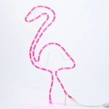 Customizable Elegance: 2FT Tall Incandescent Rope Light Flamingo for Outdoor Decor - Crafted by Premier Manufacturing Plant (3) Customizable Elegance: 2FT Tall Incandescent Rope Light Flamingo for Outdoor Decor - Crafted by Premier Manufacturing Plant (3)