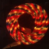 Patriotic Red, White, and Blue LED Rope Lights - 18 ft Connectable and Customizable Round Rope Lighting for Celebratory Decor (4)